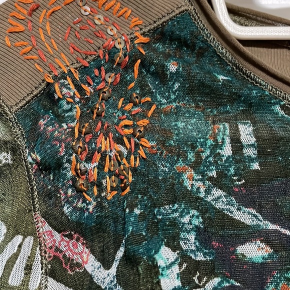 Marc Aurel- Women’s printed top - Size 38 - Picture 4 of 7